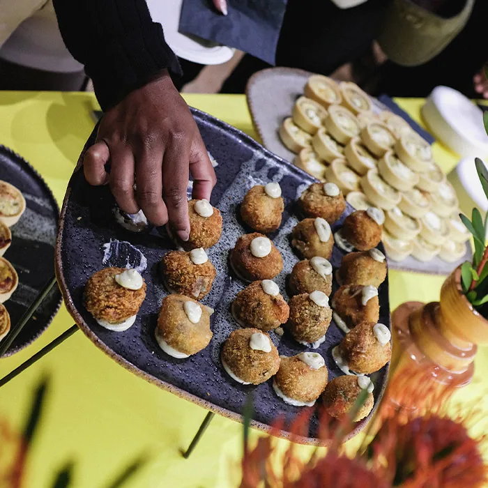 Corporate menu platter