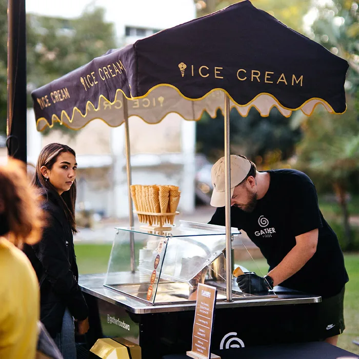 Ice Cream Cart menu